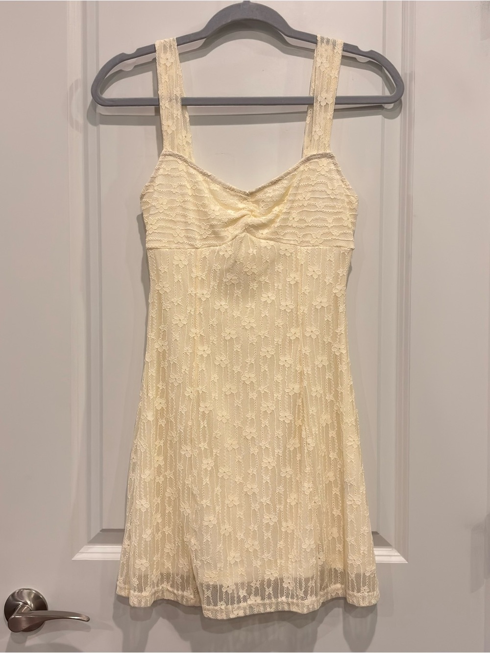 Cream Lace Sundress - Elegant Women's Dress